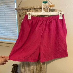 PINK RUNNING SHORTS